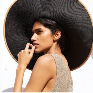 Zara packable beach hat